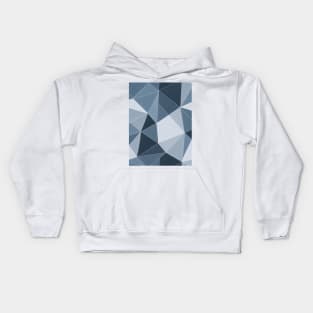 Abstract low poly triangle seamless pattern Kids Hoodie